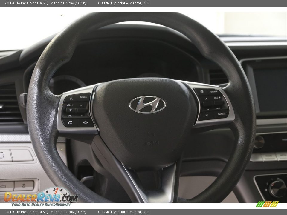 2019 Hyundai Sonata SE Machine Gray / Gray Photo #7