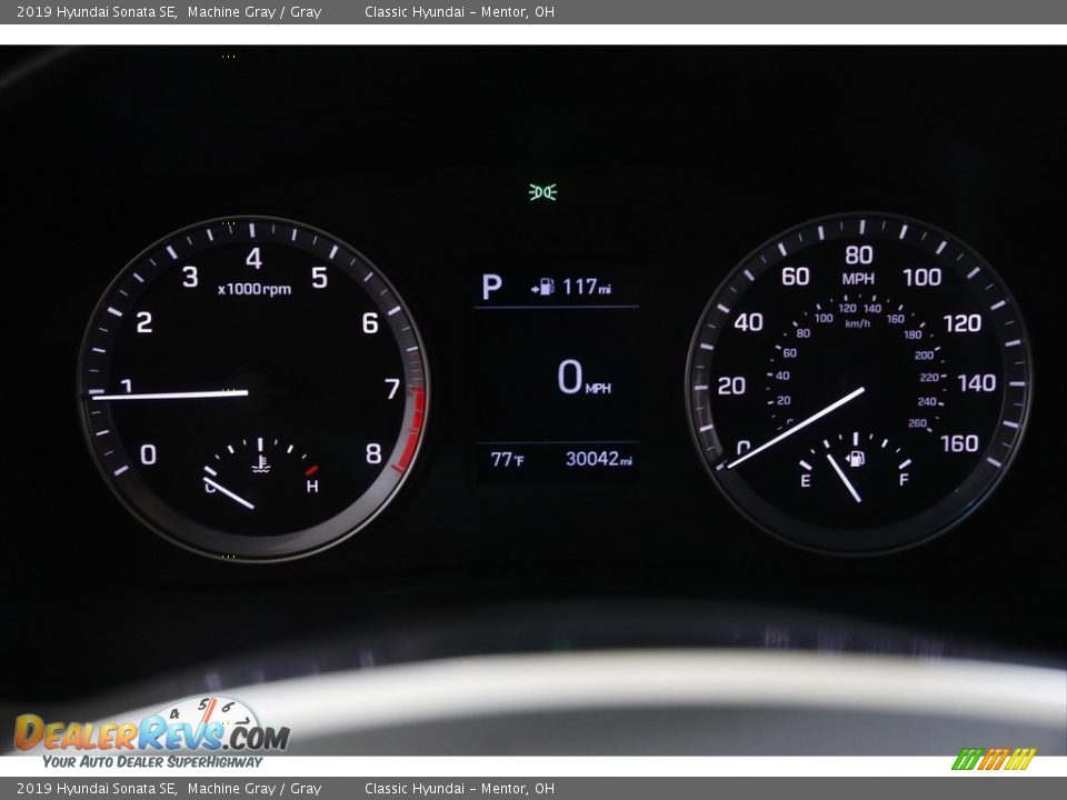 2019 Hyundai Sonata SE Machine Gray / Gray Photo #8