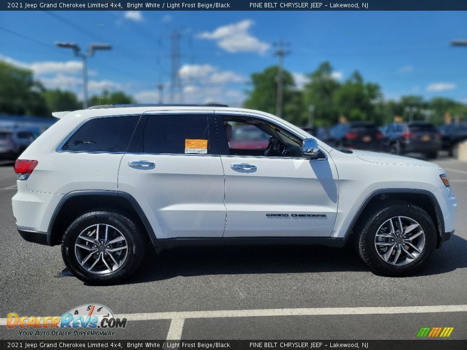 2021 Jeep Grand Cherokee Limited 4x4 Bright White / Light Frost Beige/Black Photo #22