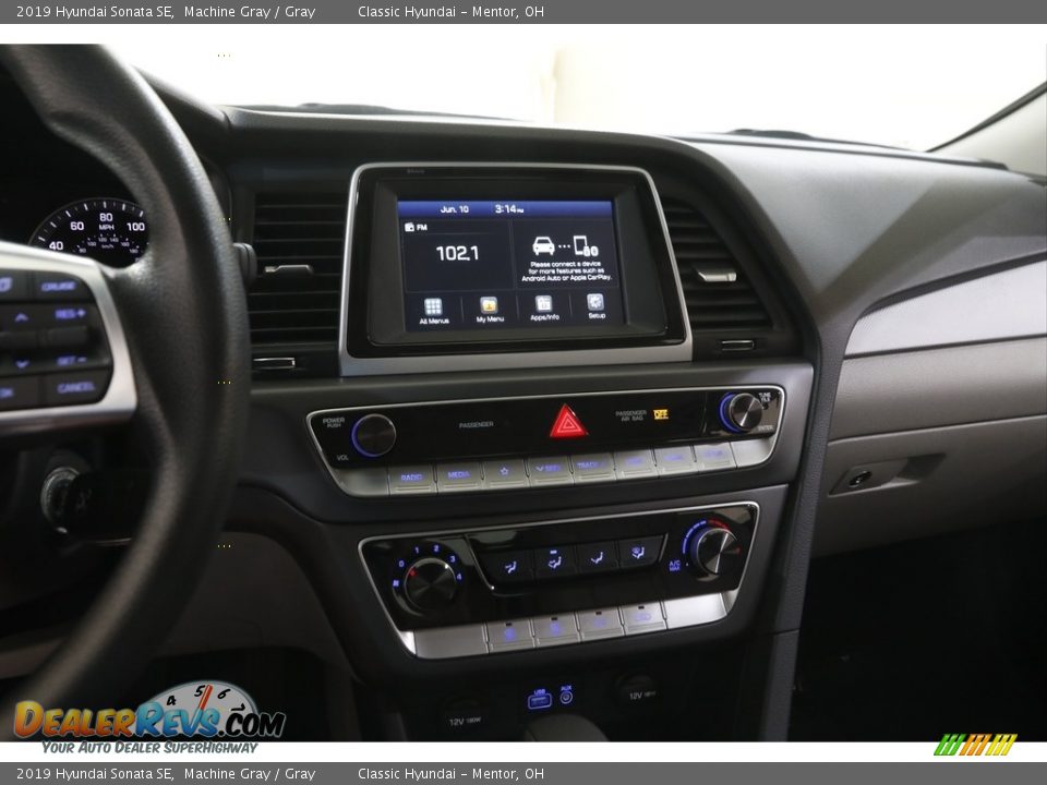 2019 Hyundai Sonata SE Machine Gray / Gray Photo #10