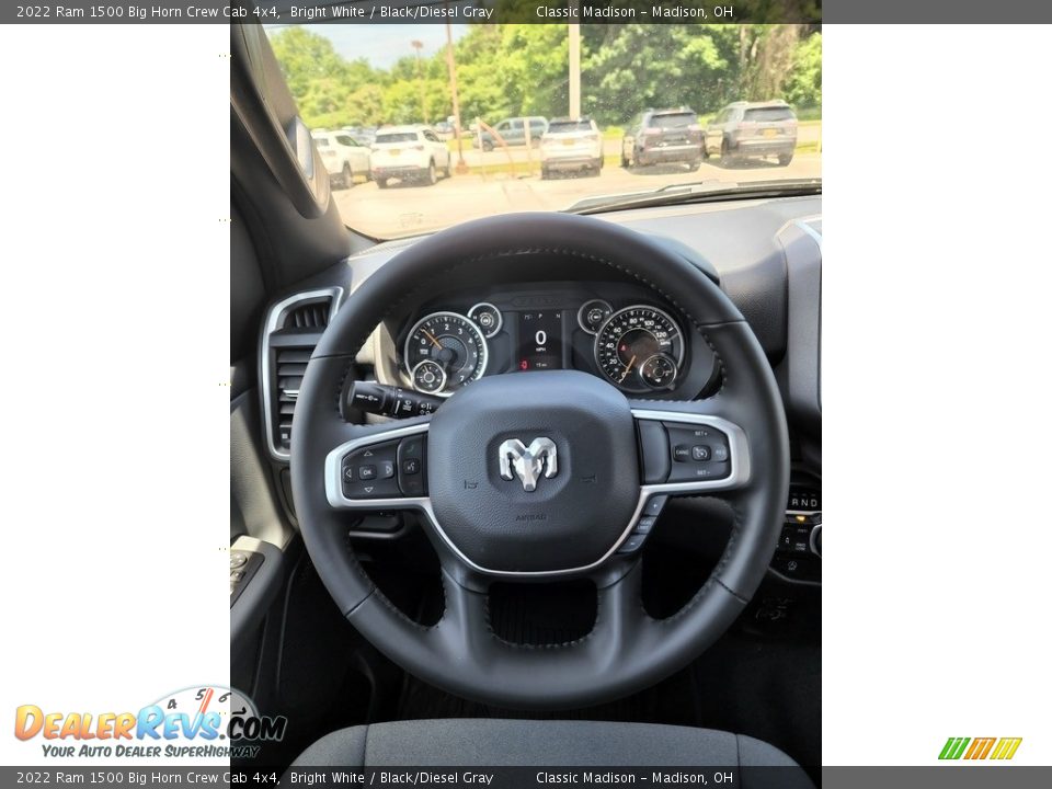 2022 Ram 1500 Big Horn Crew Cab 4x4 Bright White / Black/Diesel Gray Photo #5