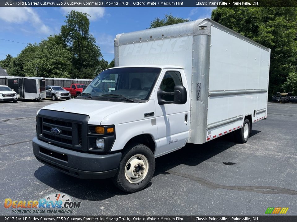 2017 Ford E Series Cutaway E350 Cutaway Commercial Moving Truck Oxford White / Medium Flint Photo #1