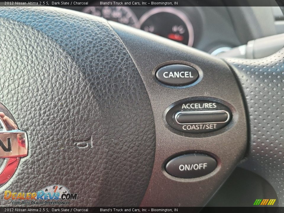 2012 Nissan Altima 2.5 S Dark Slate / Charcoal Photo #10