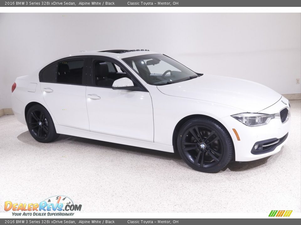 2016 BMW 3 Series 328i xDrive Sedan Alpine White / Black Photo #1