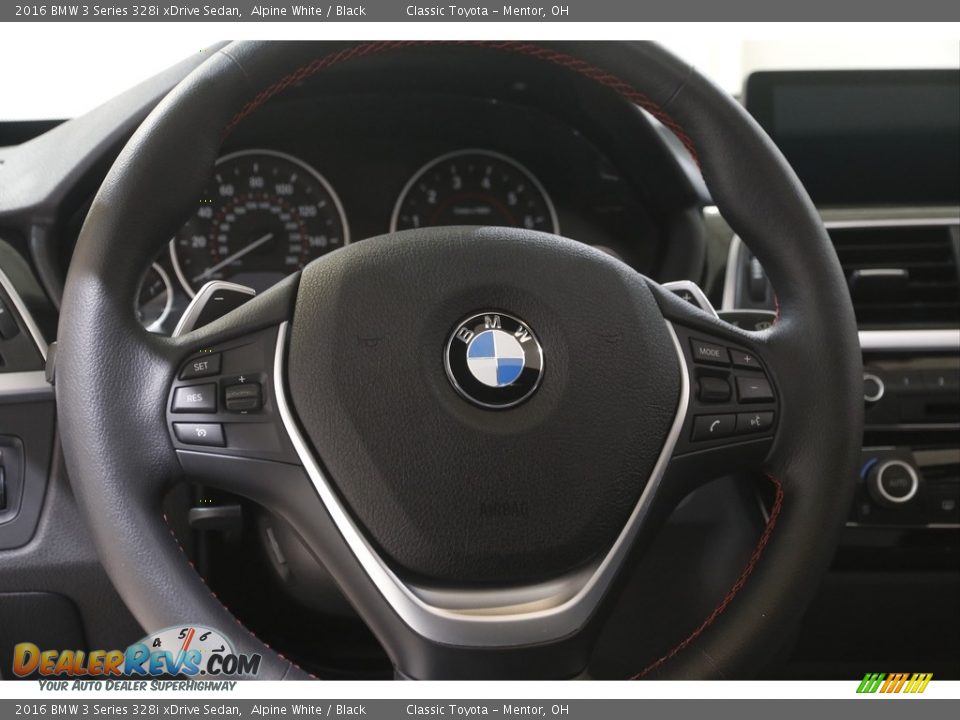 2016 BMW 3 Series 328i xDrive Sedan Alpine White / Black Photo #7