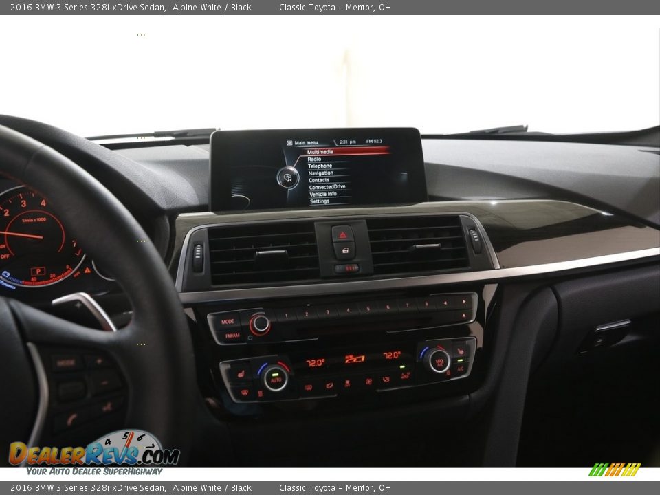 2016 BMW 3 Series 328i xDrive Sedan Alpine White / Black Photo #9