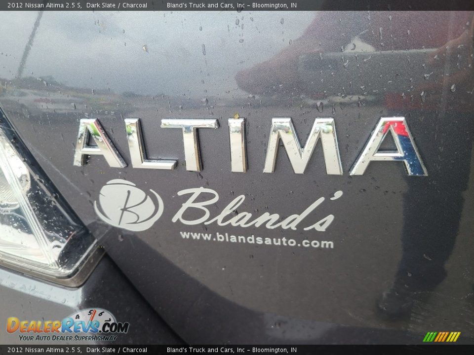 2012 Nissan Altima 2.5 S Dark Slate / Charcoal Photo #25