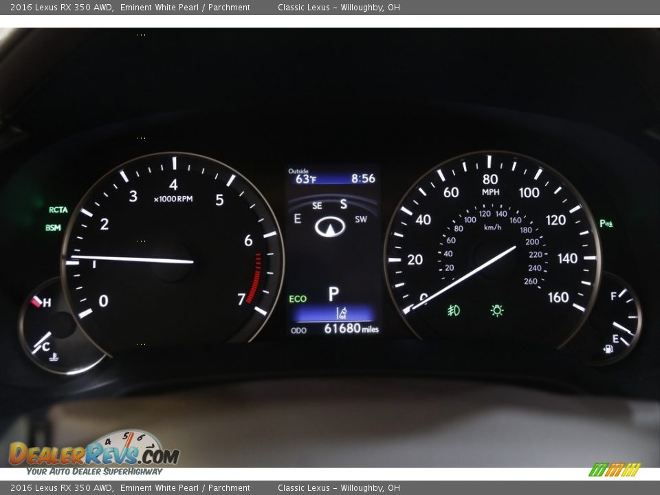 2016 Lexus RX 350 AWD Eminent White Pearl / Parchment Photo #8