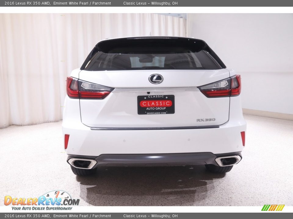 2016 Lexus RX 350 AWD Eminent White Pearl / Parchment Photo #21