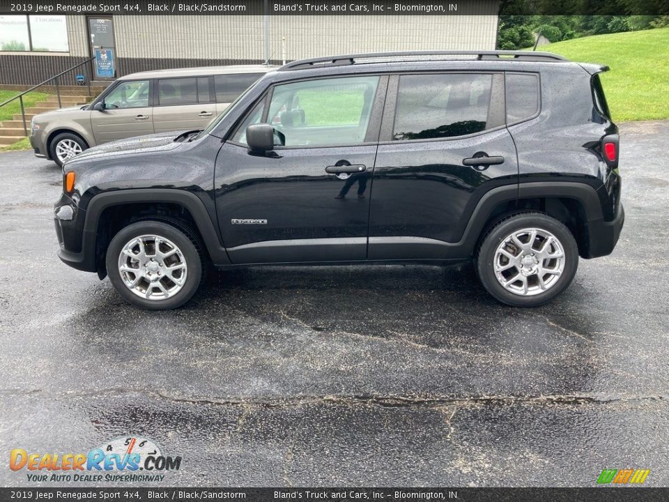 2019 Jeep Renegade Sport 4x4 Black / Black/Sandstorm Photo #1