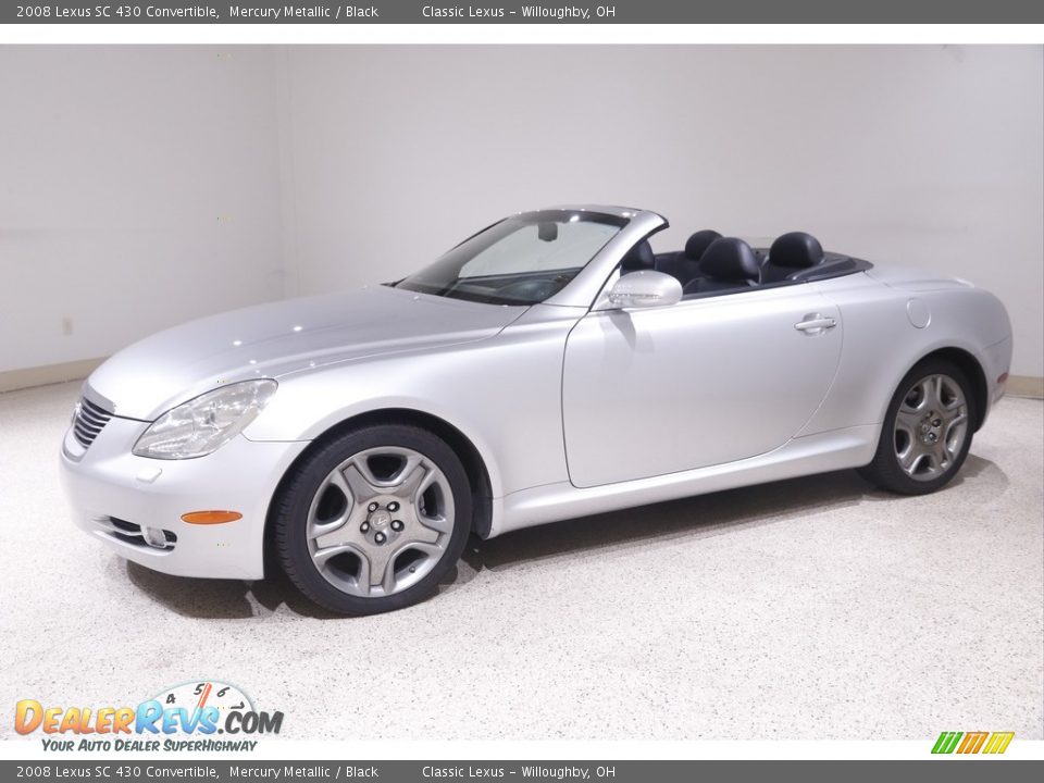 2008 Lexus SC 430 Convertible Mercury Metallic / Black Photo #4