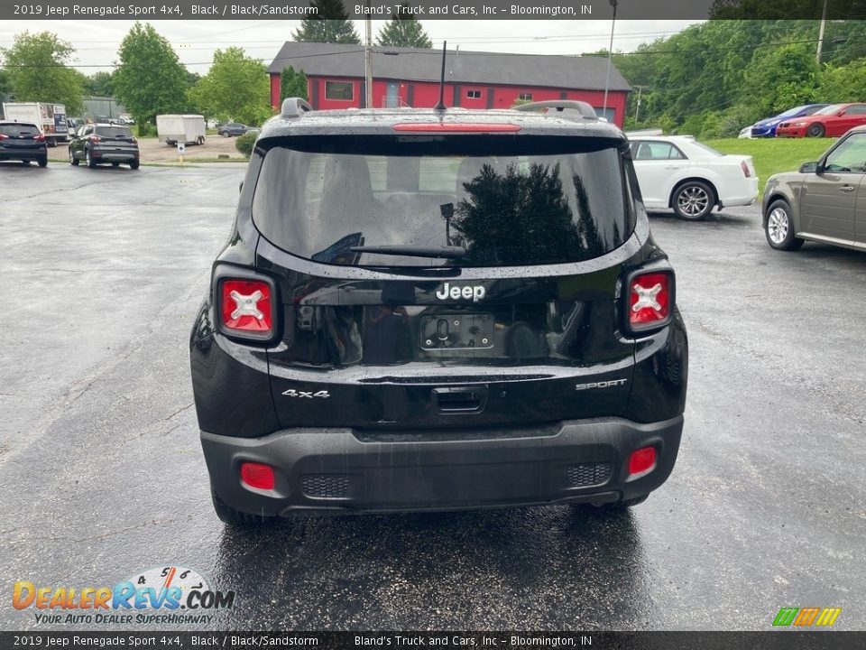 2019 Jeep Renegade Sport 4x4 Black / Black/Sandstorm Photo #4