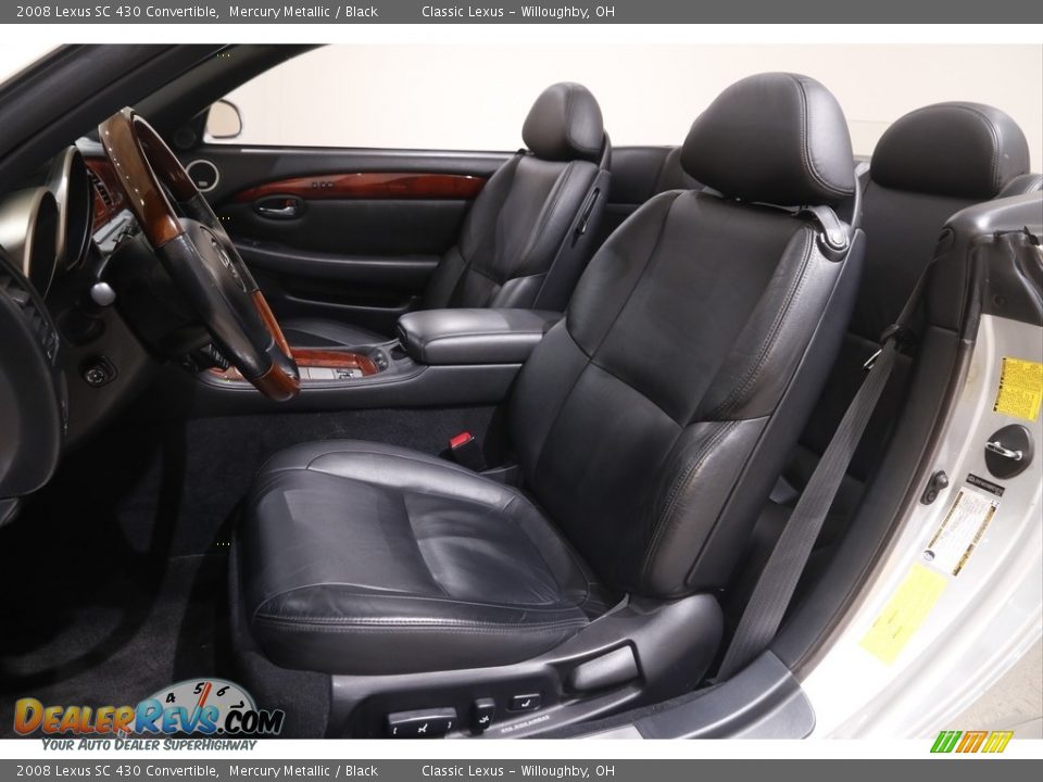 2008 Lexus SC 430 Convertible Mercury Metallic / Black Photo #6