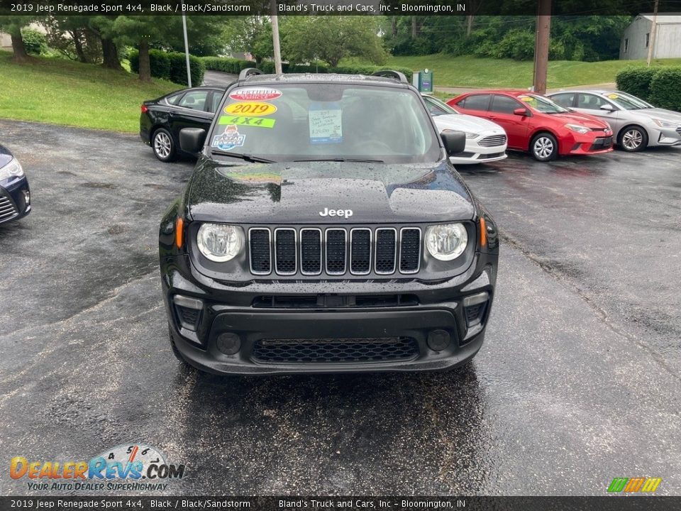 2019 Jeep Renegade Sport 4x4 Black / Black/Sandstorm Photo #8