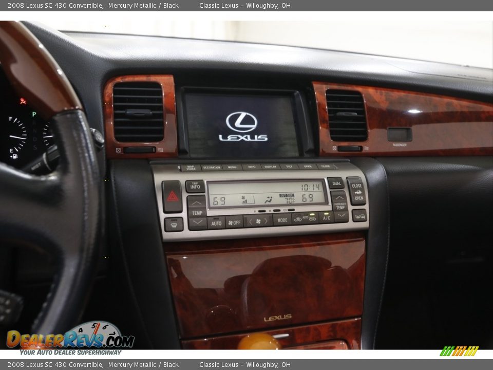 2008 Lexus SC 430 Convertible Mercury Metallic / Black Photo #11