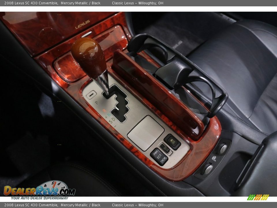 2008 Lexus SC 430 Convertible Mercury Metallic / Black Photo #20