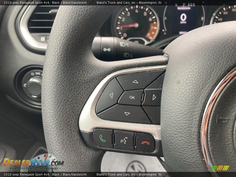 2019 Jeep Renegade Sport 4x4 Black / Black/Sandstorm Photo #15