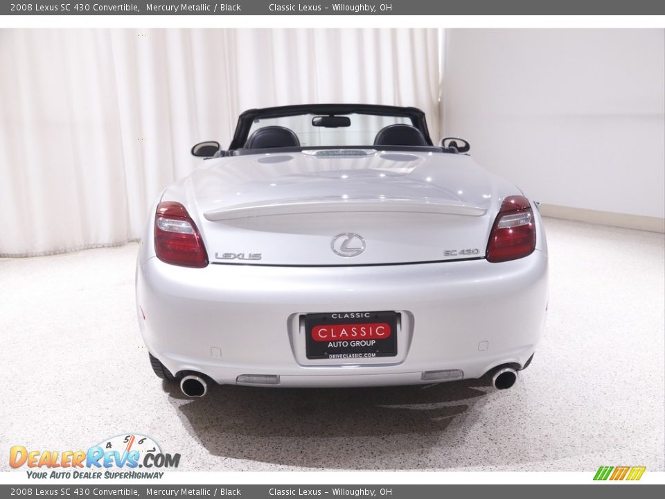 2008 Lexus SC 430 Convertible Mercury Metallic / Black Photo #25