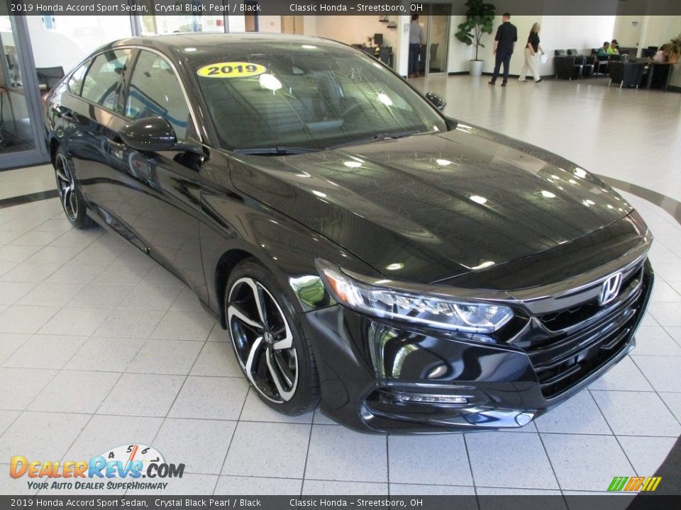 2019 Honda Accord Sport Sedan Crystal Black Pearl / Black Photo #3