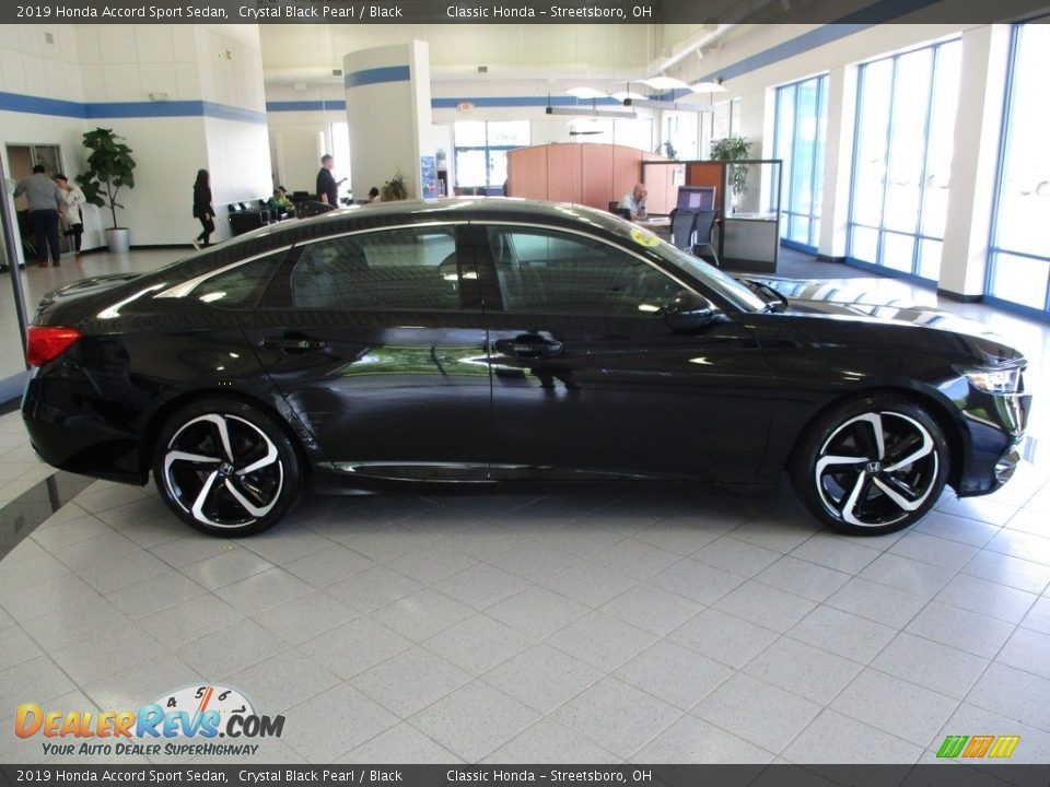 2019 Honda Accord Sport Sedan Crystal Black Pearl / Black Photo #4