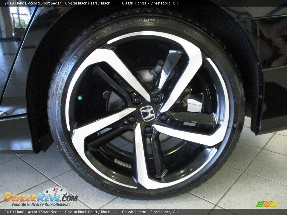 2019 Honda Accord Sport Sedan Crystal Black Pearl / Black Photo #11