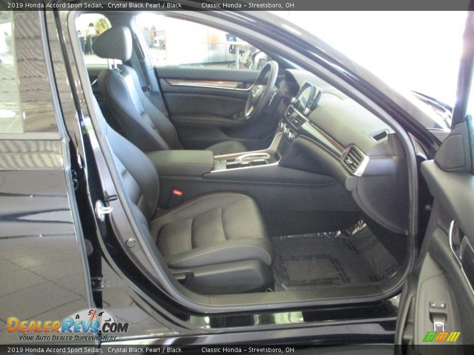 2019 Honda Accord Sport Sedan Crystal Black Pearl / Black Photo #18