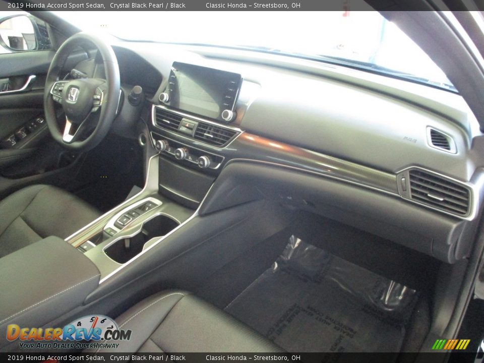 2019 Honda Accord Sport Sedan Crystal Black Pearl / Black Photo #20