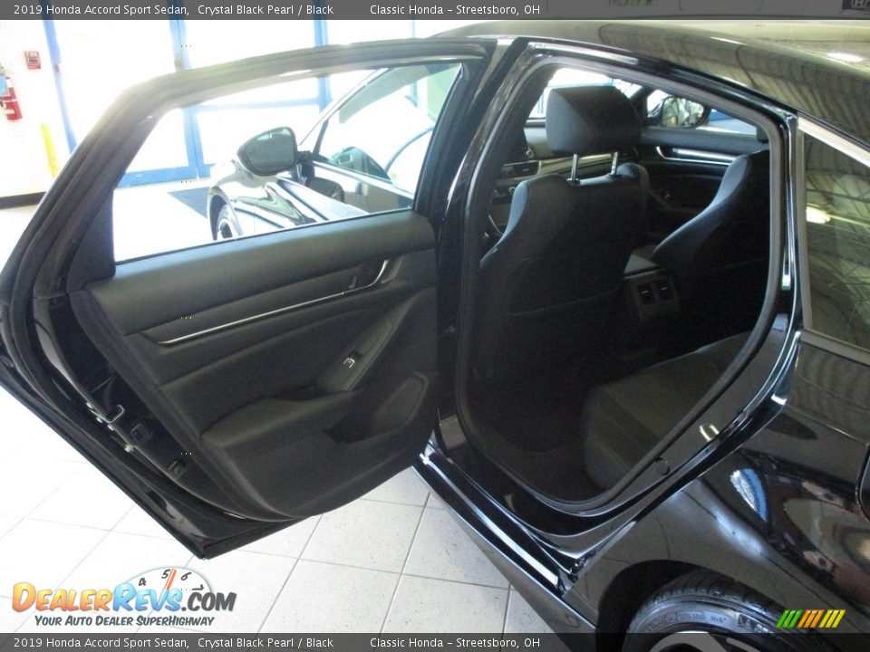 2019 Honda Accord Sport Sedan Crystal Black Pearl / Black Photo #24