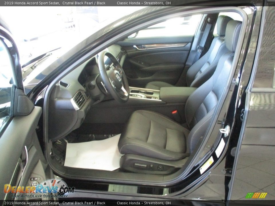 2019 Honda Accord Sport Sedan Crystal Black Pearl / Black Photo #28