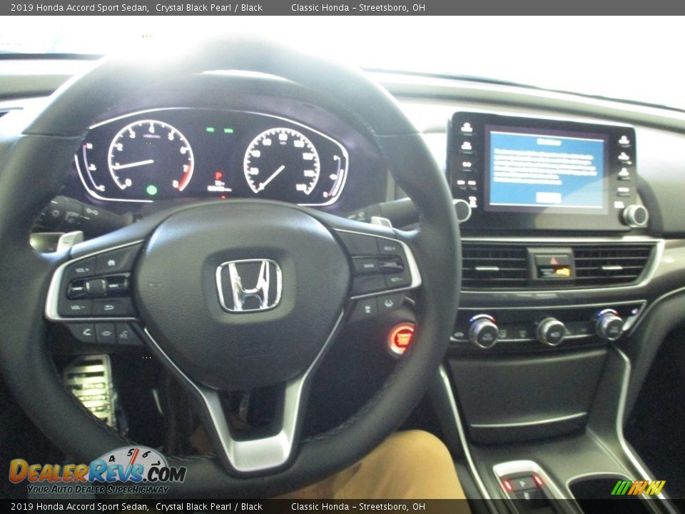 2019 Honda Accord Sport Sedan Crystal Black Pearl / Black Photo #31