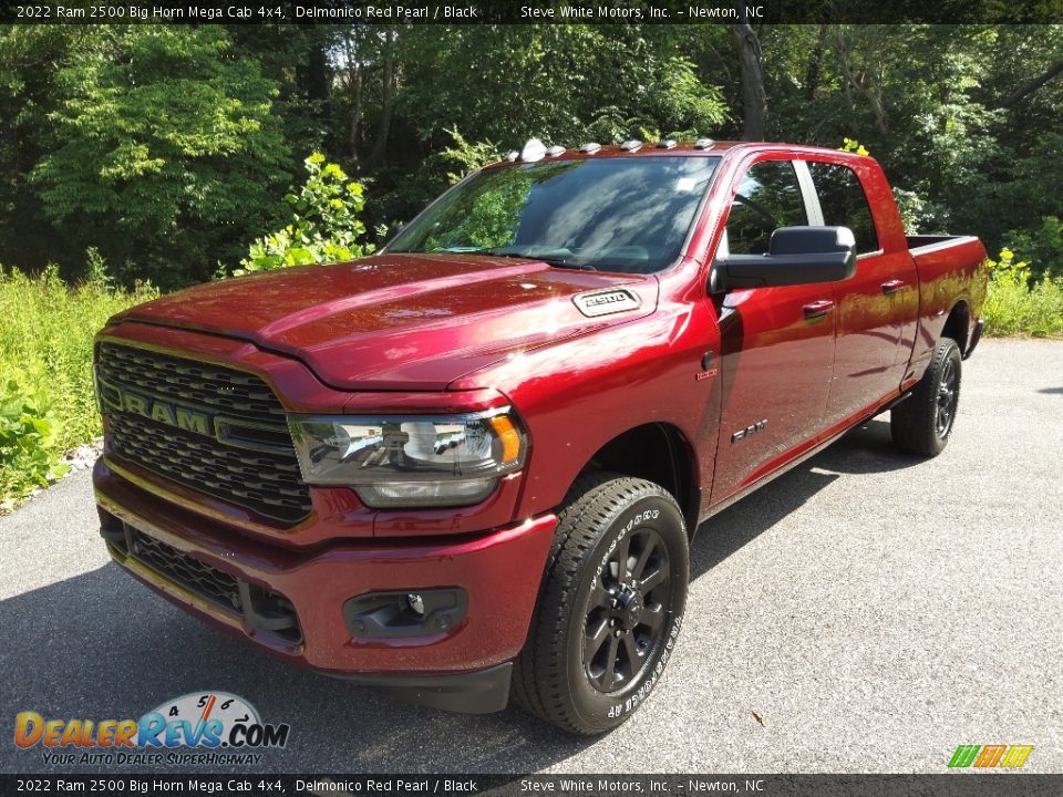 2022 Ram 2500 Big Horn Mega Cab 4x4 Delmonico Red Pearl / Black Photo #2