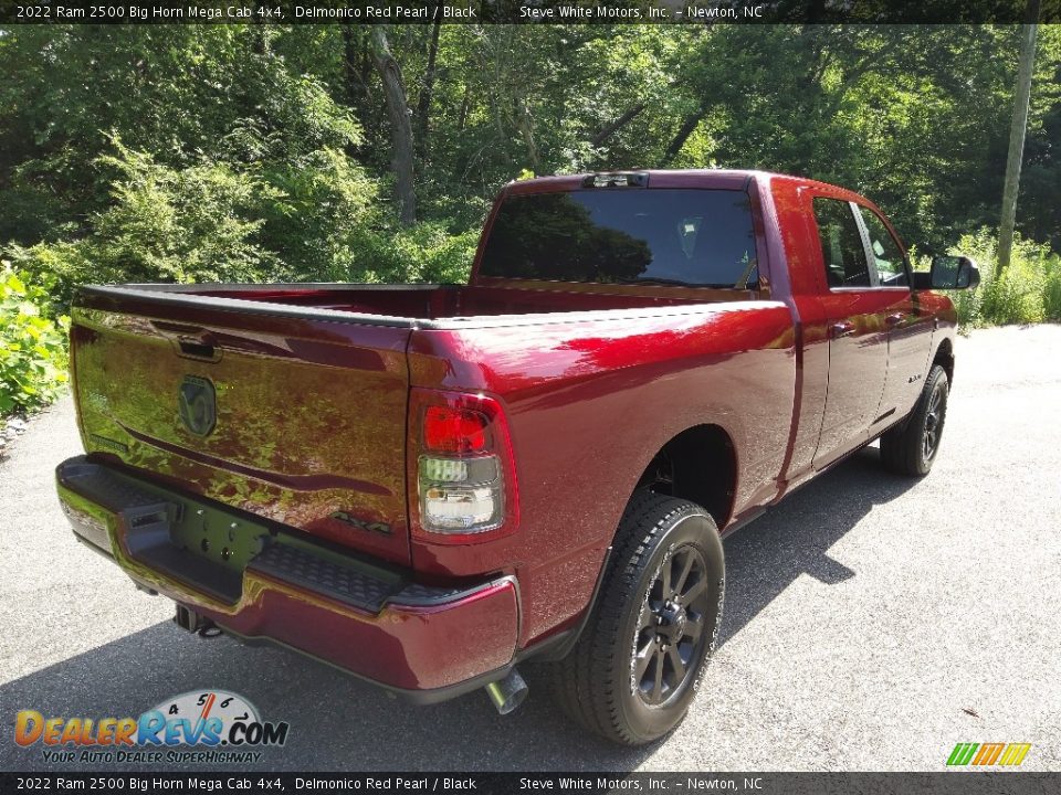 2022 Ram 2500 Big Horn Mega Cab 4x4 Delmonico Red Pearl / Black Photo #6