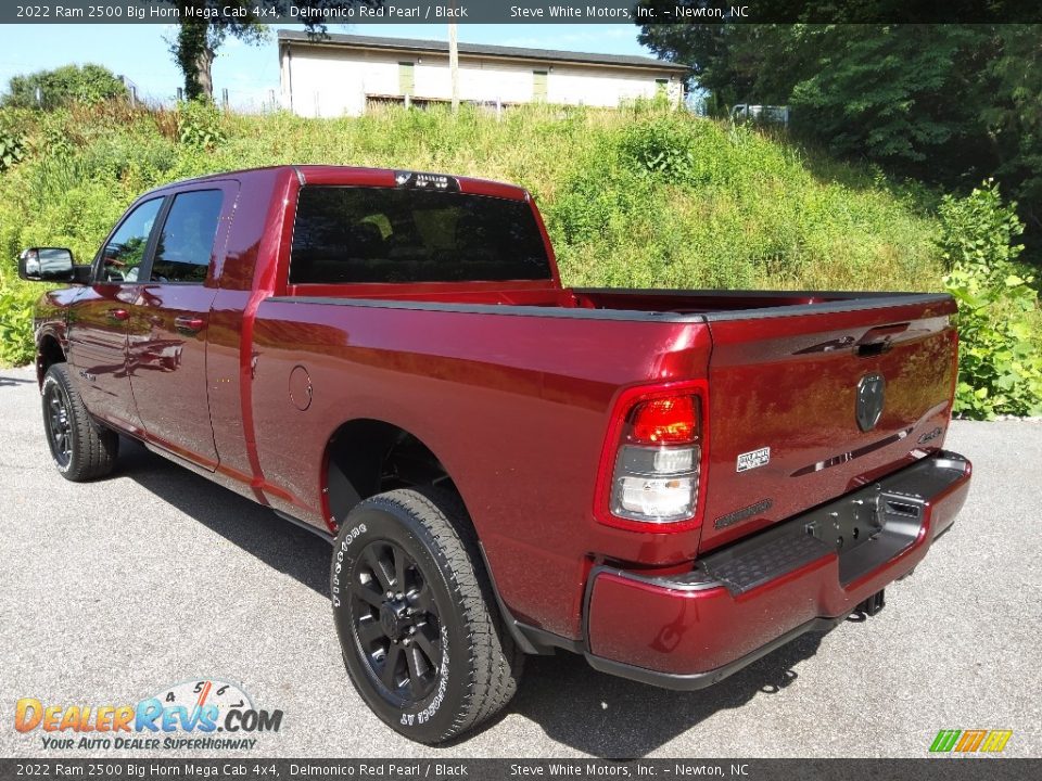 2022 Ram 2500 Big Horn Mega Cab 4x4 Delmonico Red Pearl / Black Photo #9