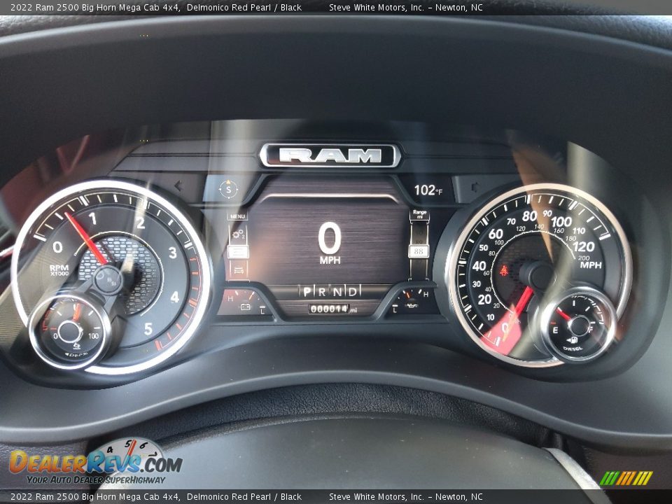 2022 Ram 2500 Big Horn Mega Cab 4x4 Gauges Photo #22