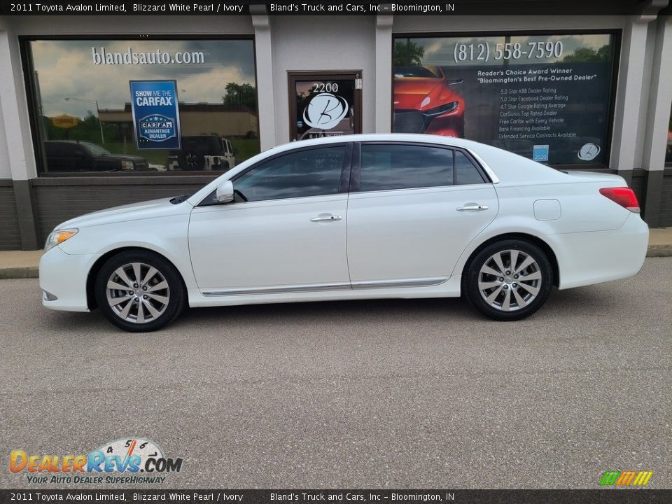 2011 Toyota Avalon Limited Blizzard White Pearl / Ivory Photo #1