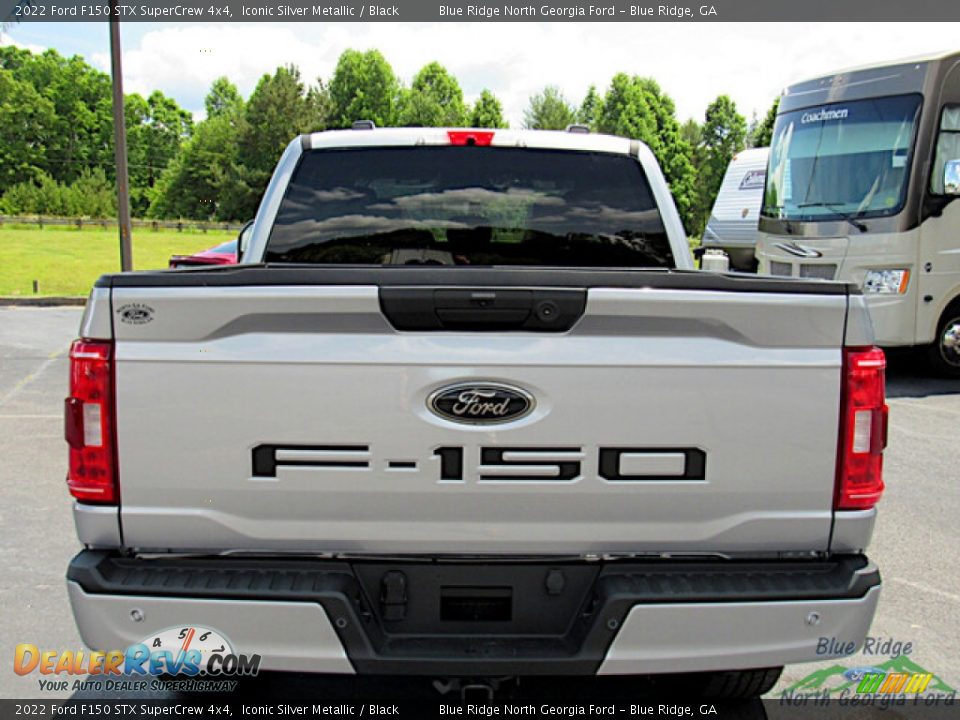 2022 Ford F150 STX SuperCrew 4x4 Iconic Silver Metallic / Black Photo #4