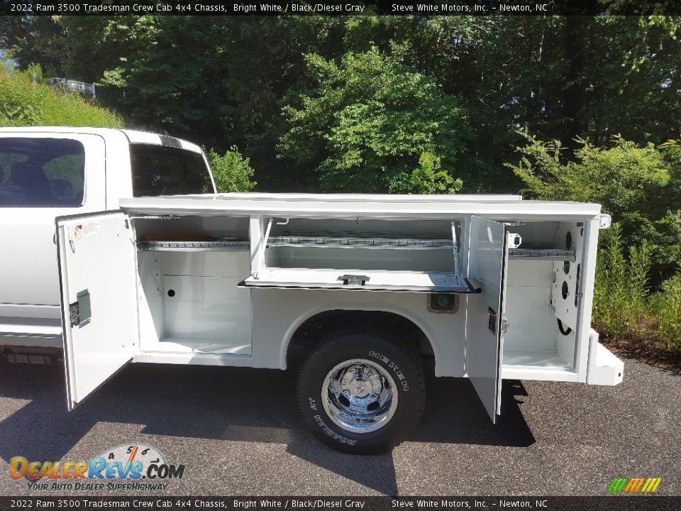 2022 Ram 3500 Tradesman Crew Cab 4x4 Chassis Bright White / Black/Diesel Gray Photo #11