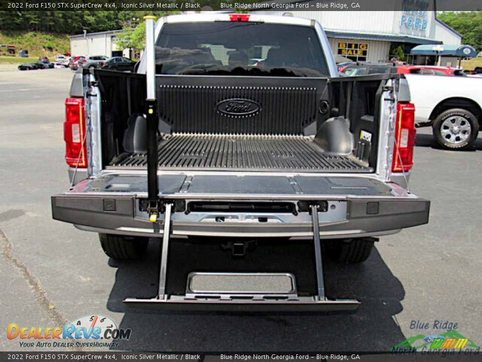 2022 Ford F150 STX SuperCrew 4x4 Iconic Silver Metallic / Black Photo #14