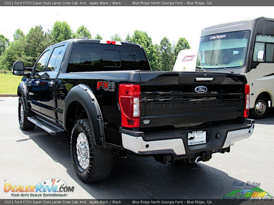 2021 Ford F350 Super Duty Lariat Crew Cab 4x4 Agate Black / Black Photo #3