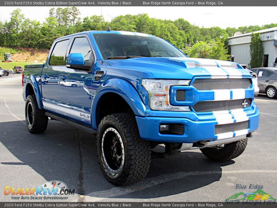 Velocity Blue 2020 Ford F150 Shelby Cobra Edition SuperCrew 4x4 Photo #7