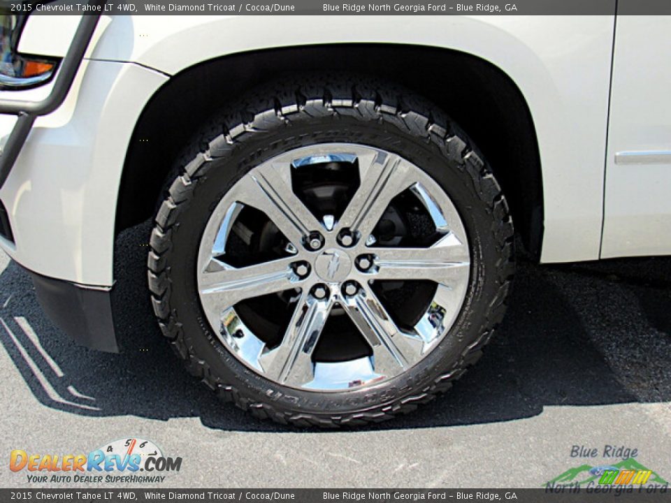 2015 Chevrolet Tahoe LT 4WD White Diamond Tricoat / Cocoa/Dune Photo #9