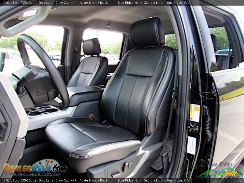Front Seat of 2021 Ford F350 Super Duty Lariat Crew Cab 4x4 Photo #11