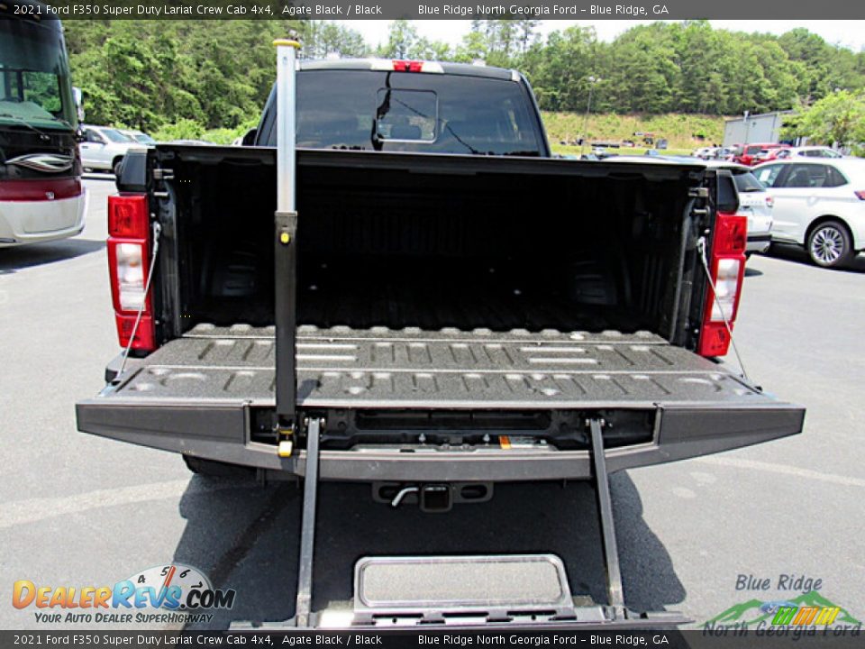 2021 Ford F350 Super Duty Lariat Crew Cab 4x4 Agate Black / Black Photo #18