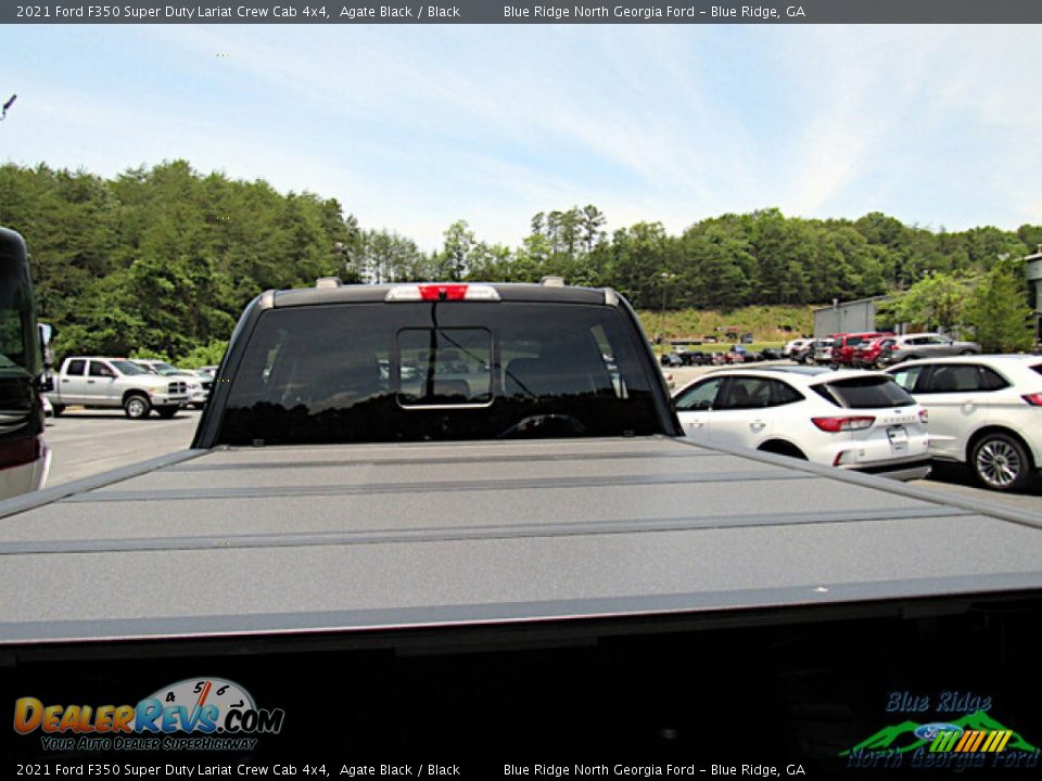 2021 Ford F350 Super Duty Lariat Crew Cab 4x4 Agate Black / Black Photo #19