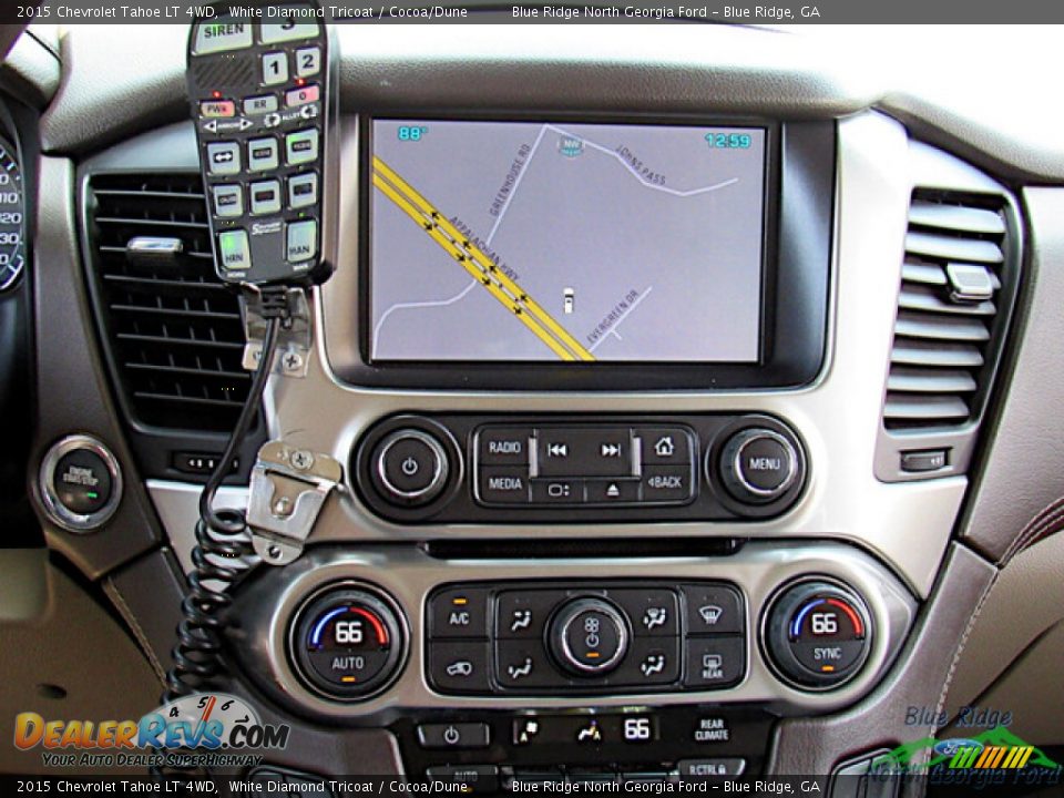 2015 Chevrolet Tahoe LT 4WD White Diamond Tricoat / Cocoa/Dune Photo #19
