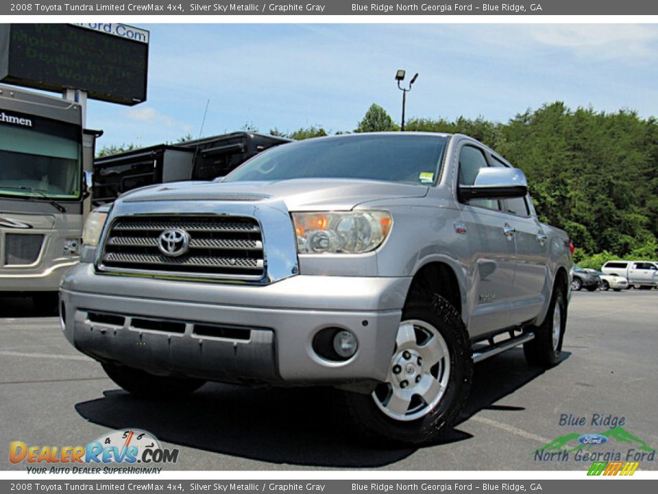 2008 Toyota Tundra Limited CrewMax 4x4 Silver Sky Metallic / Graphite Gray Photo #1