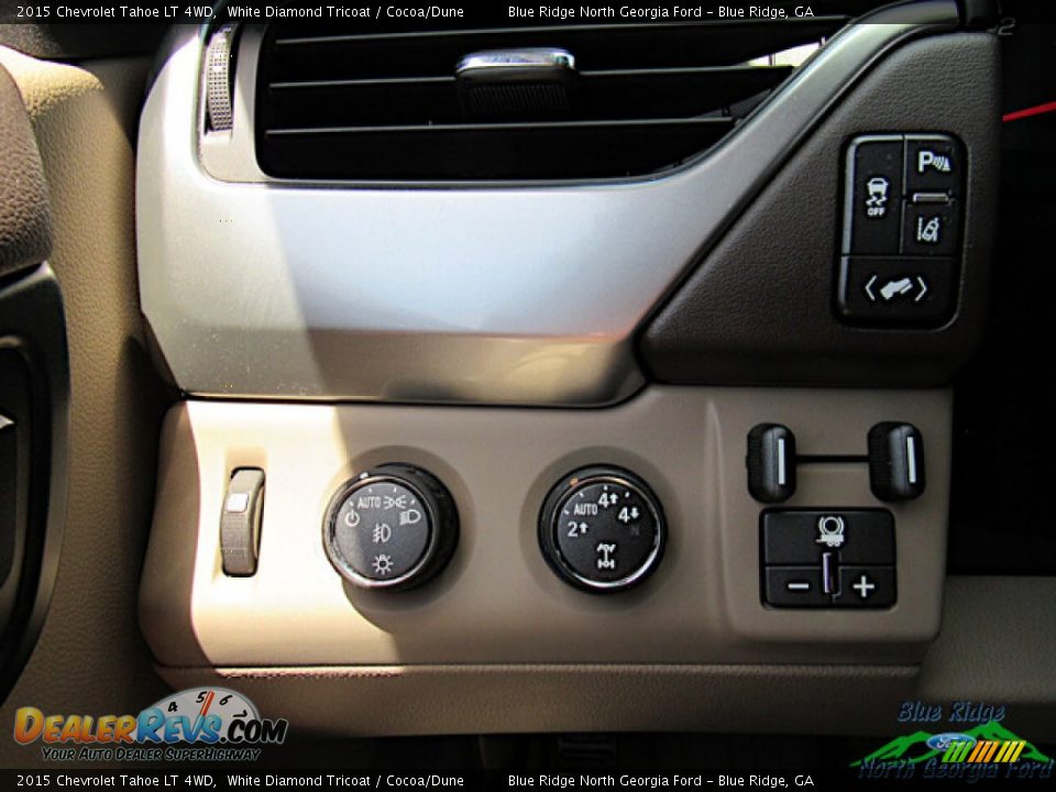 2015 Chevrolet Tahoe LT 4WD White Diamond Tricoat / Cocoa/Dune Photo #25