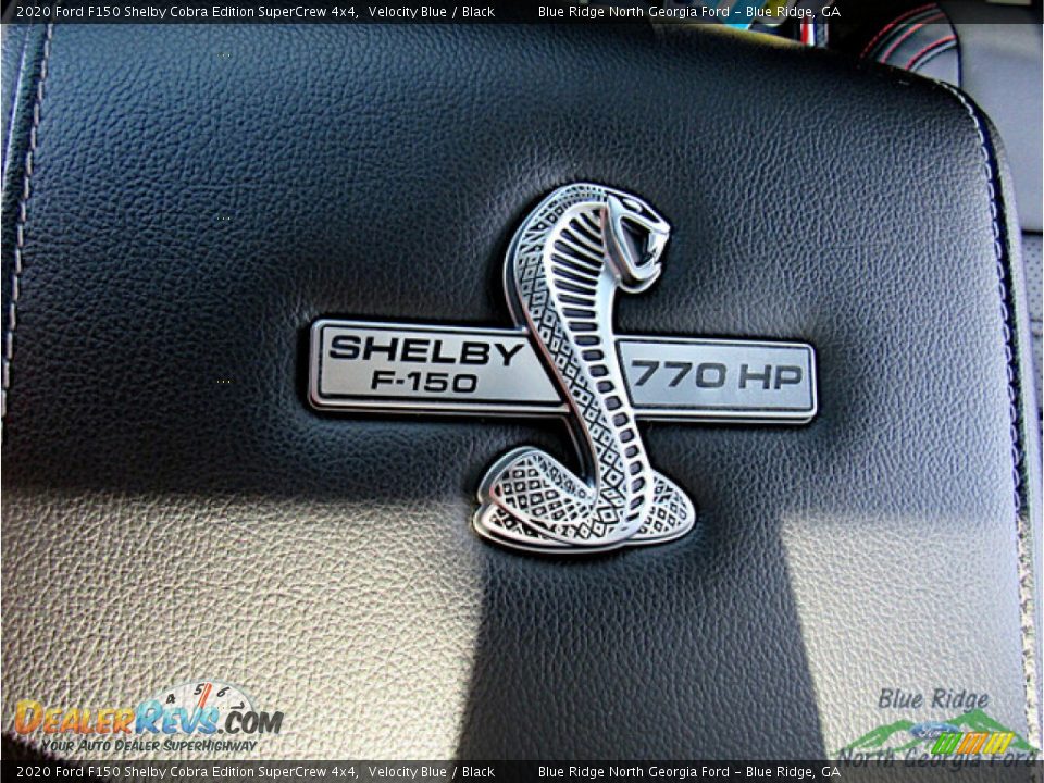 2020 Ford F150 Shelby Cobra Edition SuperCrew 4x4 Velocity Blue / Black Photo #28