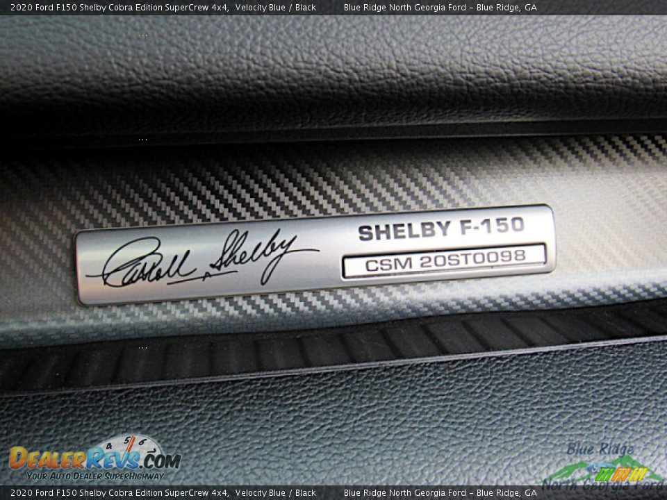 2020 Ford F150 Shelby Cobra Edition SuperCrew 4x4 Velocity Blue / Black Photo #29