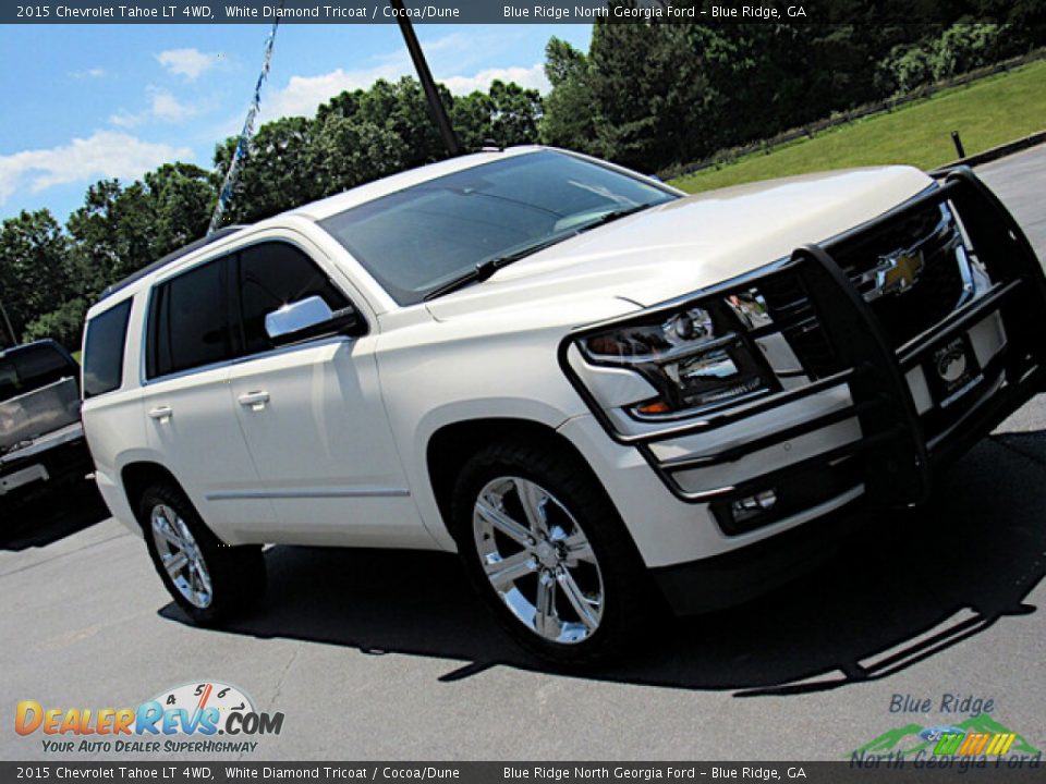 2015 Chevrolet Tahoe LT 4WD White Diamond Tricoat / Cocoa/Dune Photo #29